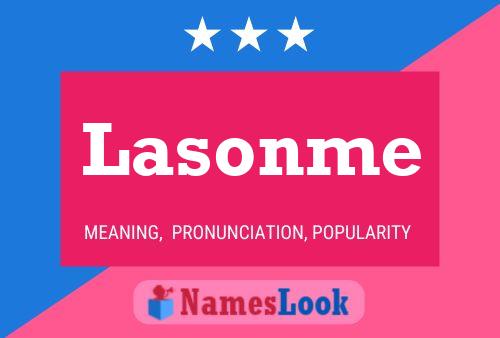 Постер имени Lasonme