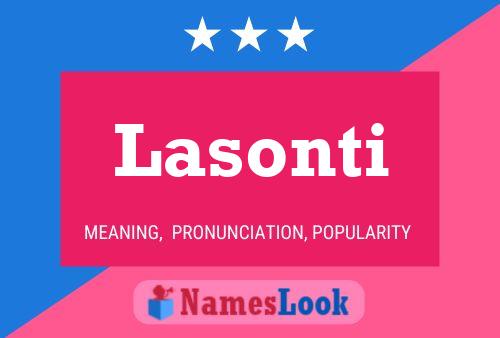 Постер имени Lasonti