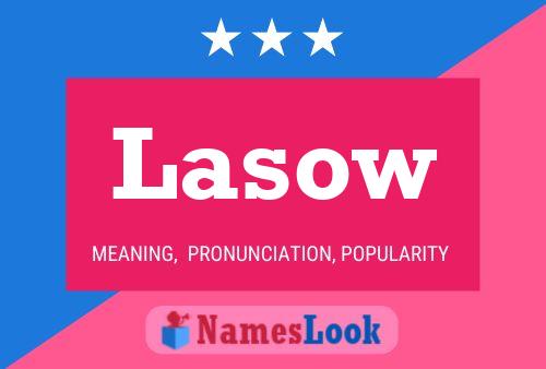 Постер имени Lasow