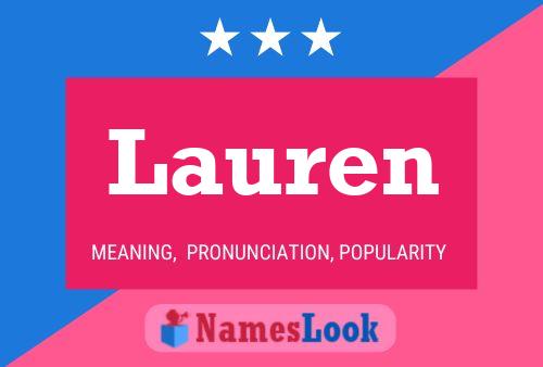 Постер имени Lauren