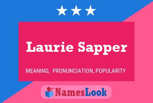 Постер имени Laurie Sapper