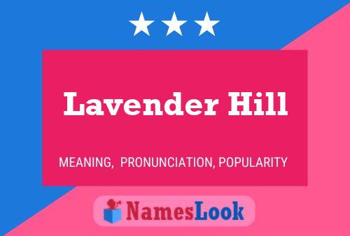 Постер имени Lavender Hill