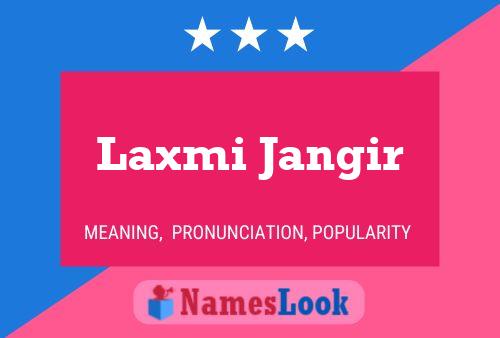 Постер имени Laxmi Jangir