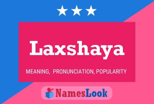 Постер имени Laxshaya