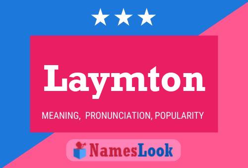 Постер имени Laymton