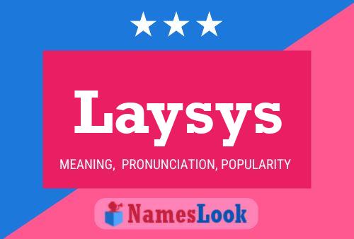 Постер имени Laysys