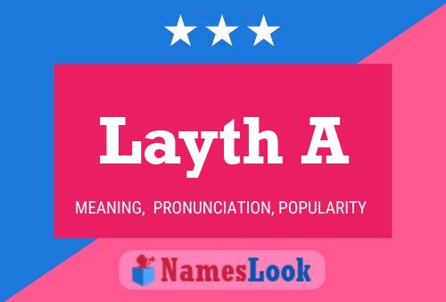 Постер имени Layth A