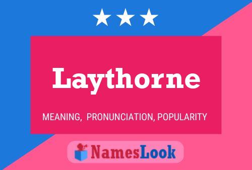 Постер имени Laythorne