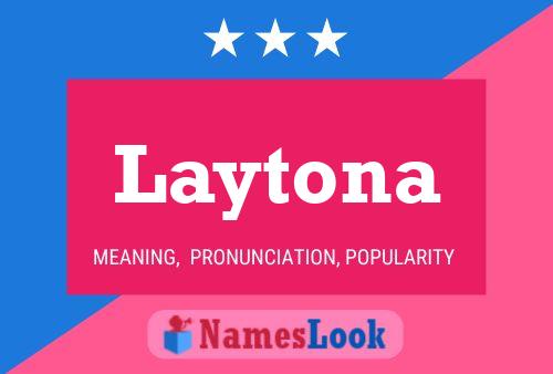 Постер имени Laytona