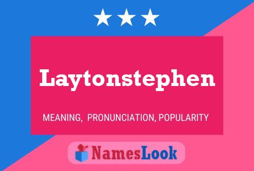 Постер имени Laytonstephen