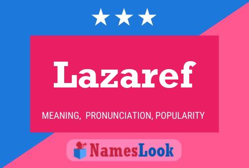 Постер имени Lazaref