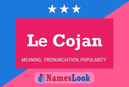 Постер имени Le Cojan