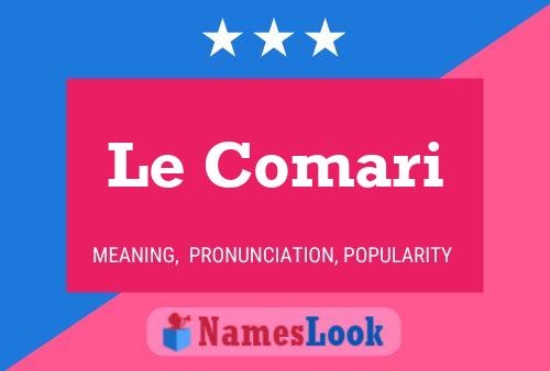 Постер имени Le Comari