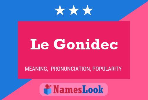 Постер имени Le Gonidec