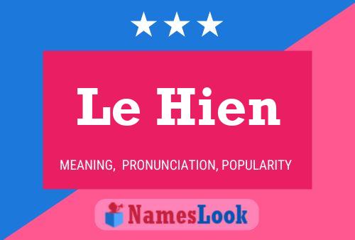 Постер имени Le Hien