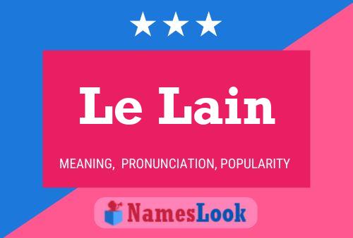 Постер имени Le Lain