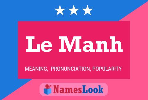 Постер имени Le Manh