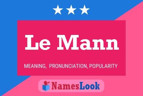 Постер имени Le Mann