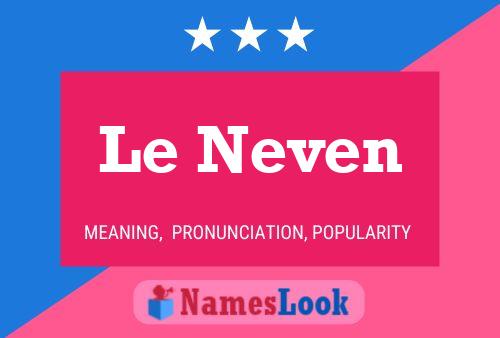 Постер имени Le Neven