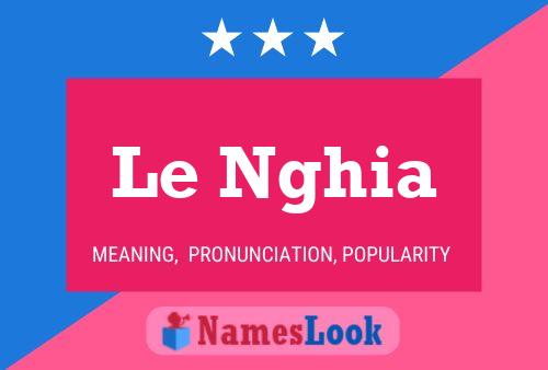 Постер имени Le Nghia