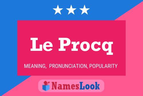 Постер имени Le Procq