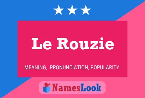 Постер имени Le Rouzie