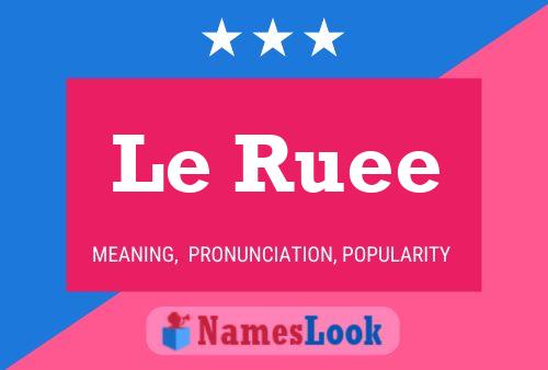 Постер имени Le Ruee