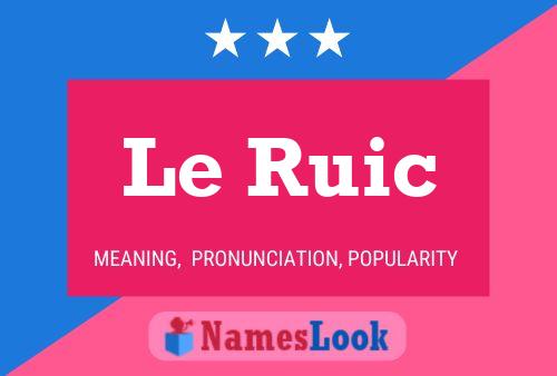 Постер имени Le Ruic