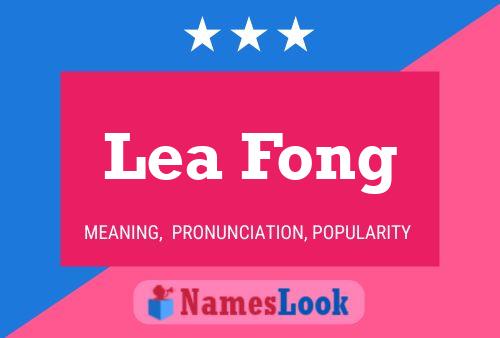 Постер имени Lea Fong