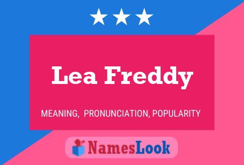 Постер имени Lea Freddy