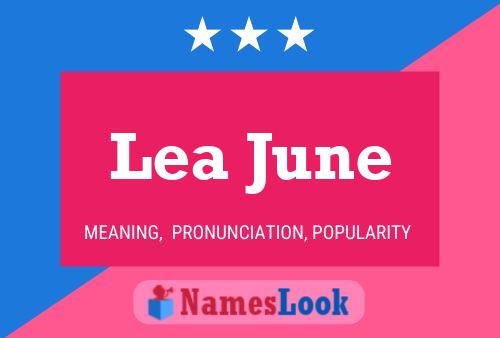 Постер имени Lea June