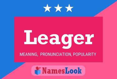 Постер имени Leager