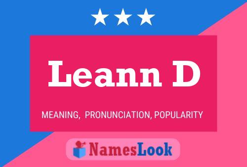 Постер имени Leann D