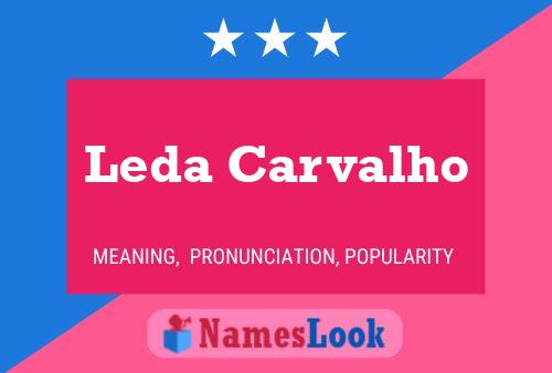 Постер имени Leda Carvalho