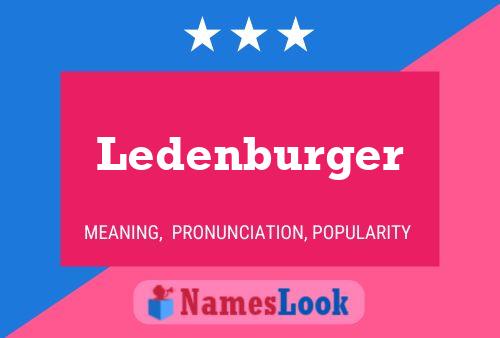 Постер имени Ledenburger