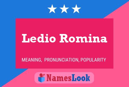 Постер имени Ledio Romina