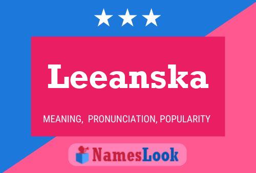 Постер имени Leeanska