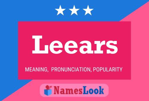 Постер имени Leears