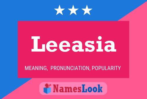 Постер имени Leeasia