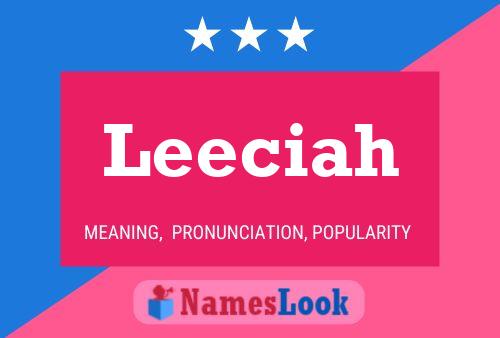 Постер имени Leeciah