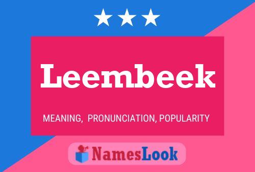 Постер имени Leembeek