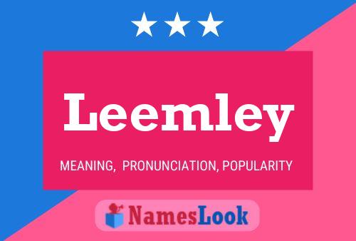 Постер имени Leemley