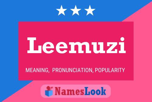 Постер имени Leemuzi