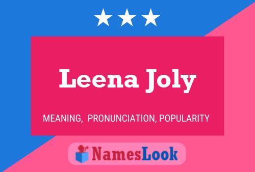 Постер имени Leena Joly