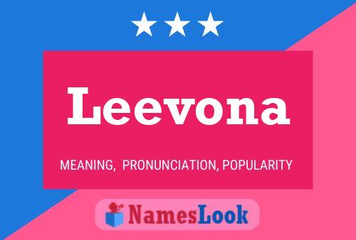 Постер имени Leevona