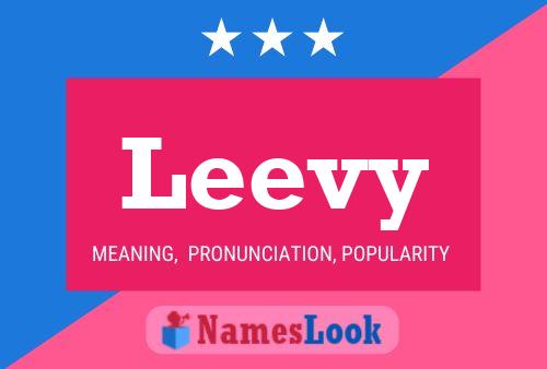 Постер имени Leevy