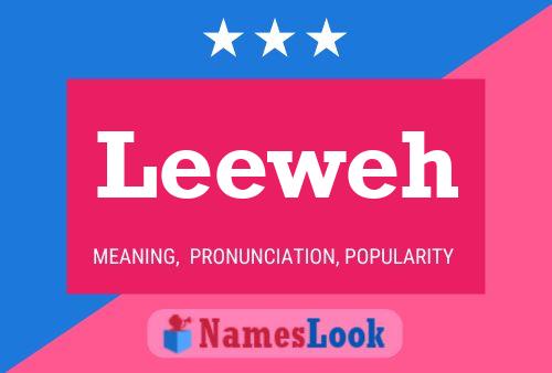 Постер имени Leeweh