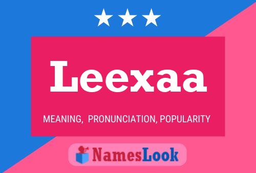 Постер имени Leexaa