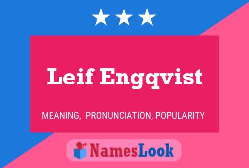 Постер имени Leif Engqvist