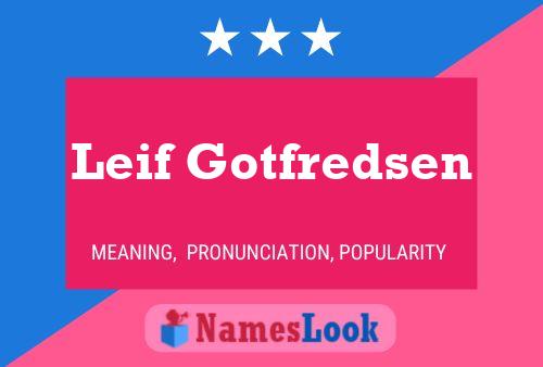 Постер имени Leif Gotfredsen